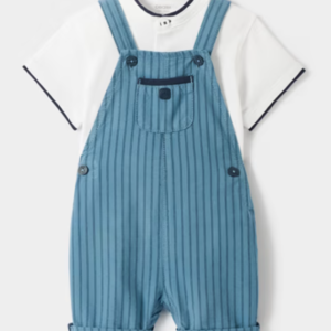 Ensemble salopette Bleu — Etikashion, mode éco-responsable
