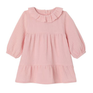 Robe bébé en gaze de coton — Etikashion, mode éco-responsable